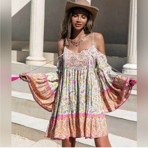 Floral Off-Shoulder Dress